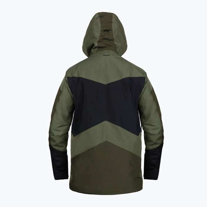 Куртка лижна чоловіча Peak Performance Gravity 2L GoreTex зелено-чорна G78252020 8