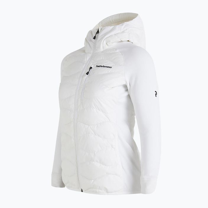 Гібридна куртка жіноча Peak Performance Helium Down Hybrid Hood біла G77848100 3