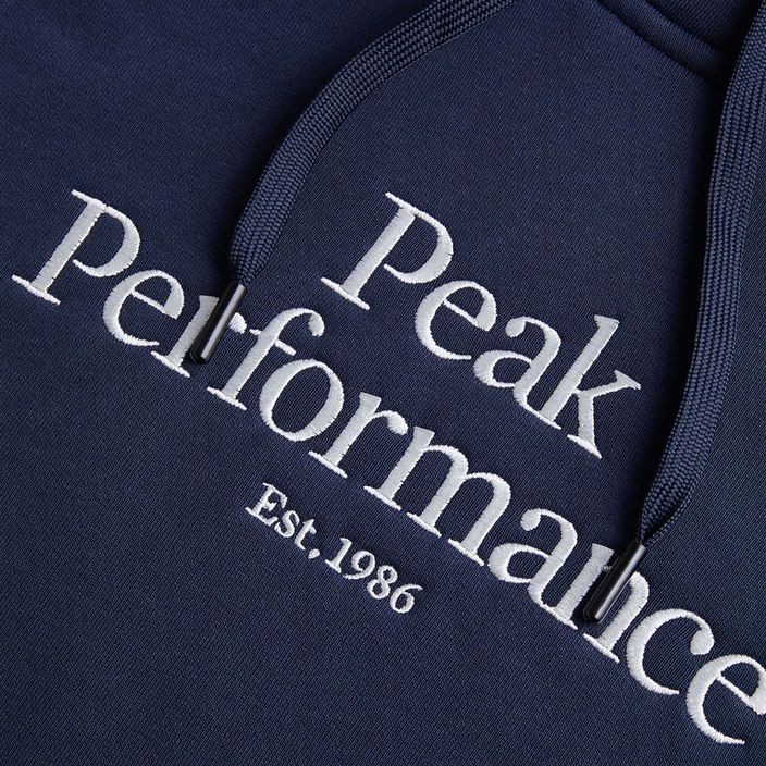 Кофта трекінгова чоловіча Peak Performance Original Hood синя G77756020 6