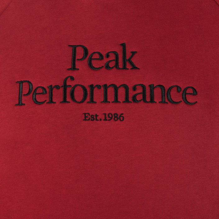 Кофта трекінгова чоловіча Peak Performance Original Hood червона G77756330 3
