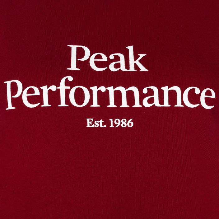 Футболка трекінгова жіноча Peak Performance Original Tee червона G77700310 3
