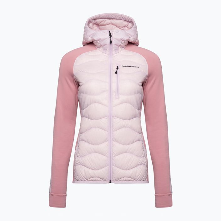 Гібридна куртка жіноча Peak Performance Helium Down Hybrid Hood рожева G77848130