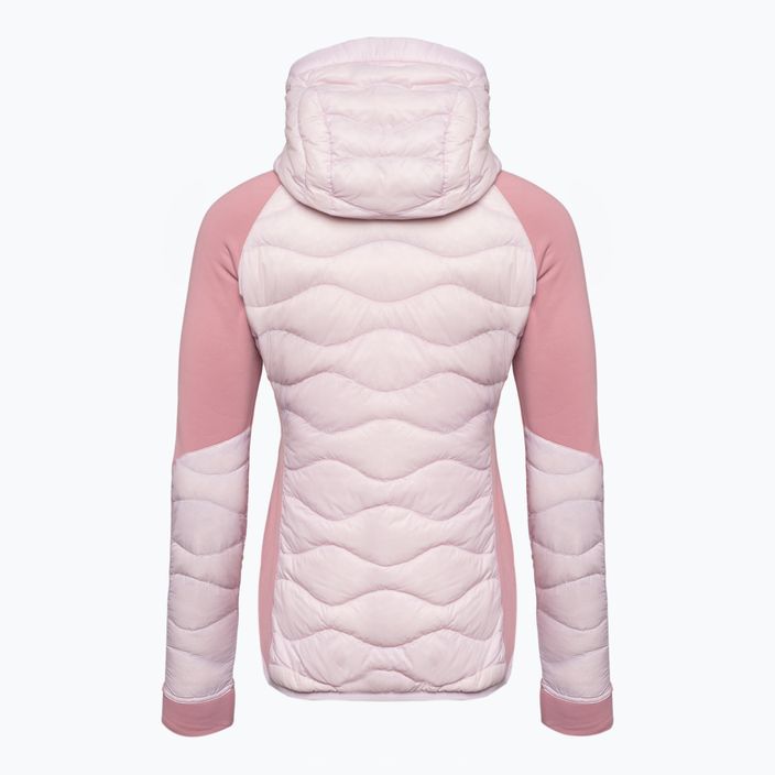 Гібридна куртка жіноча Peak Performance Helium Down Hybrid Hood рожева G77848130 2