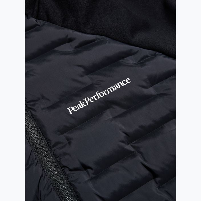 Чоловіча куртка Peak Performance Argon Hybrid з гібридним капюшоном чорна 4