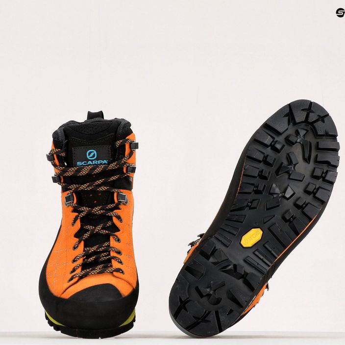 Черевики для альпінізму чоловічі SCARPA Zodiac Tech GTX помаранчеві 71100-200 17