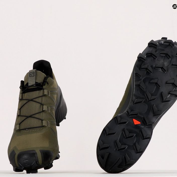 Кросівки для бігу чоловічі Salomon Speedcross 5 Wide grape leaf/black 10
