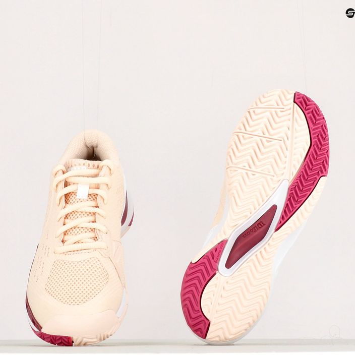 Кросівки для тенісу жіночі Wilson Rush Pro Ace світло-рожеві WRS328730 11