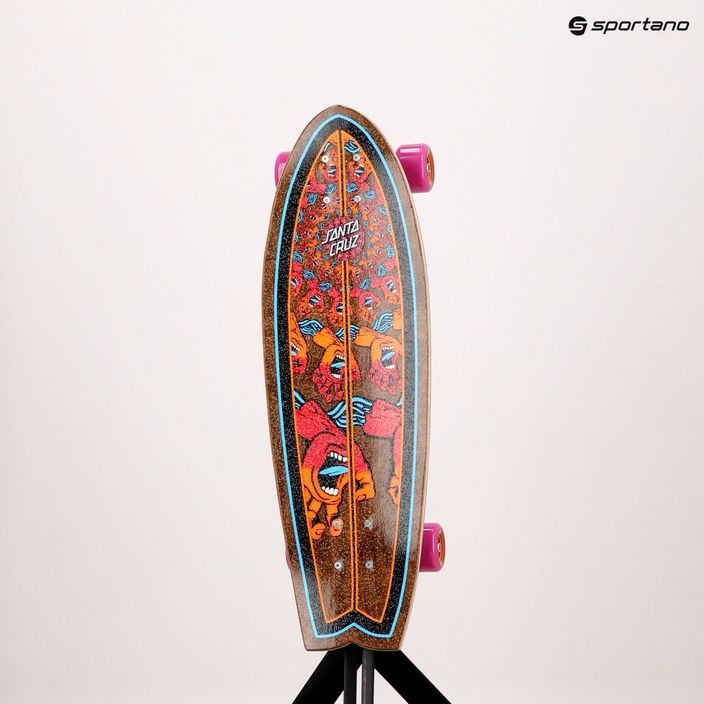 Скейтборд круїзер Santa Cruz Cruzer Mandala Hand Shark 8.8 коричневий 124573 11