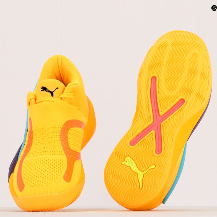 Кросівки для баскетболу чоловічі PUMA Rise Nitro жовті 377012 01 10
