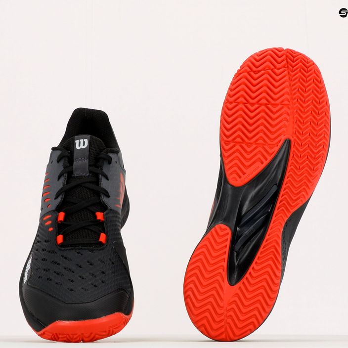 Кросівки для тенісу чоловічі Wilson Kaos Comp 3.0 чорні WRS328760 11