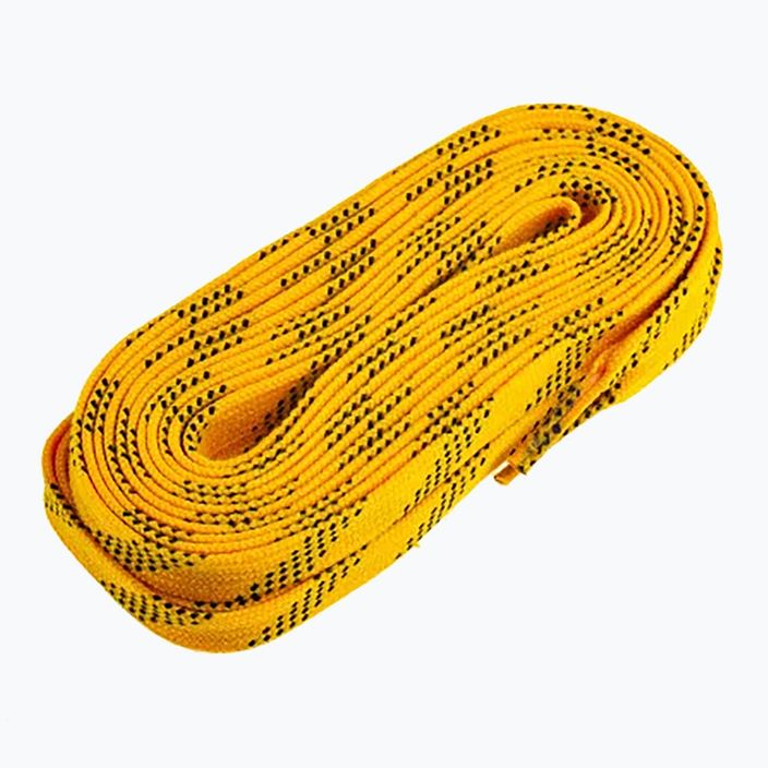 Шнурки для ковзанів CCM Proline Waxed yellow 2