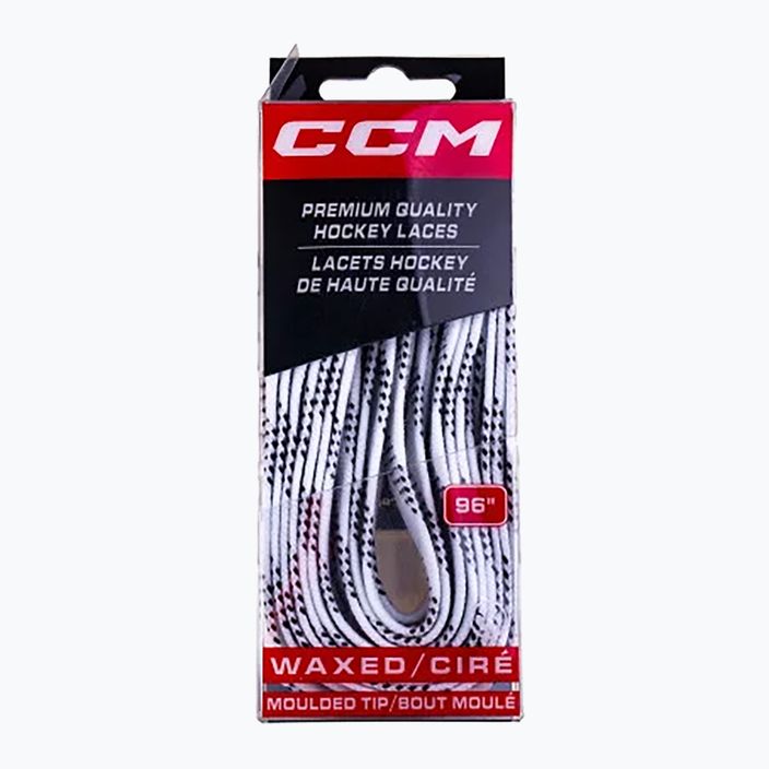 Шнурки для ковзанів CCM Proline Waxed white