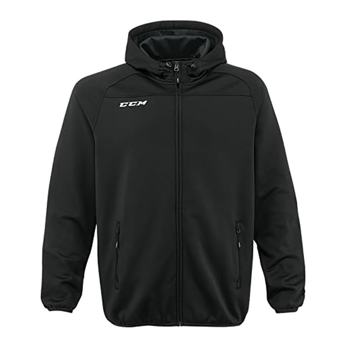 Кофта чоловіча CCM Locker Room Full Zip SR black 2