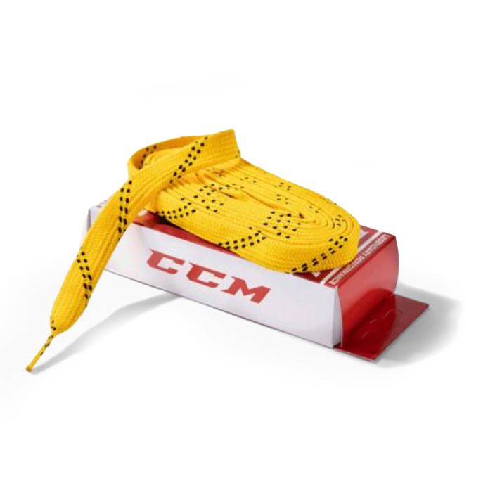 Шнурки для ковзанів CCM Proline Wide yellow 2