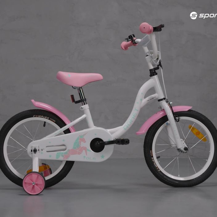 Велосипед дитячий Romet Tola 16 біло-рожевий 7