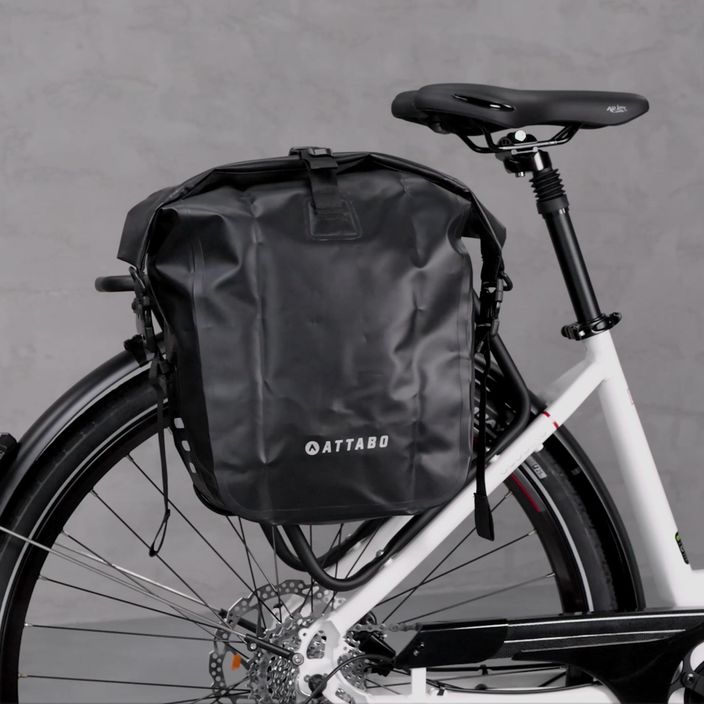 Сумка-багажник для велосипеда ATTABO APB-475 20 l чорна 17