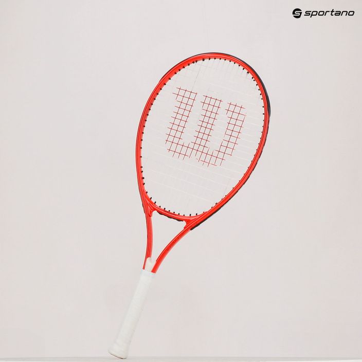 Ракетка тенісна дитяча Wilson Roger Federer 26 Half Cvr червона WR054410H+ 8