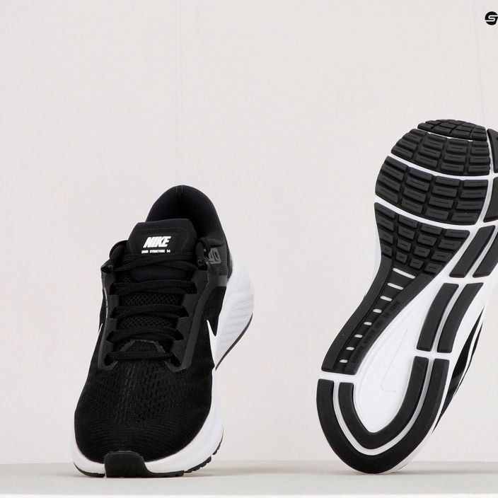 Кросівки для бігу чоловічі Nike Air Zoom Structure 24 чорні DA8535-001 11