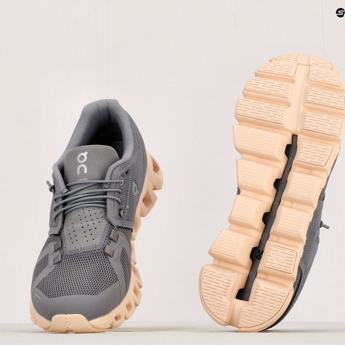 Кросівки для бігу жіночі On Cloud 5 сірі 5998883 11