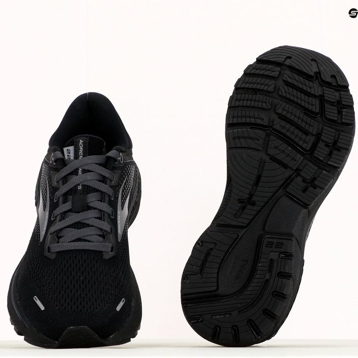 Кросівки для бігу жіночі Brooks Adrenaline GTS 22 black/black/ebony 15