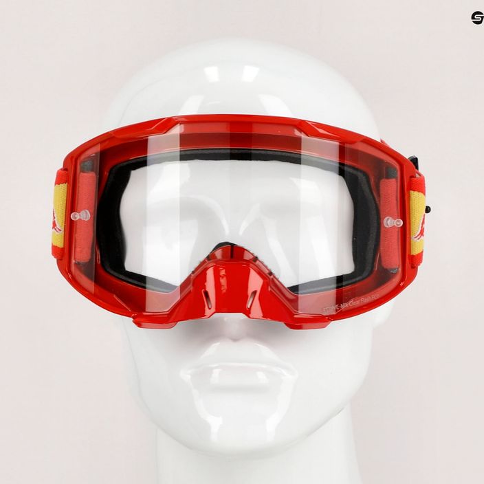 Маска велосипедна Red Bull SPECT Strive shiny red/red/black/clear 014S 9