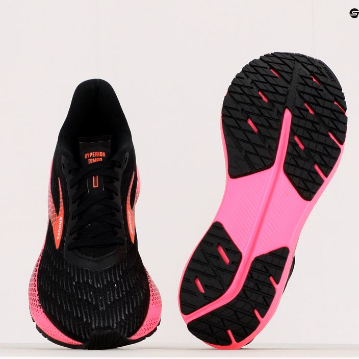 Кросівки для бігу жіночі Brooks Hyperion Tempo black/pink/hot coral 17