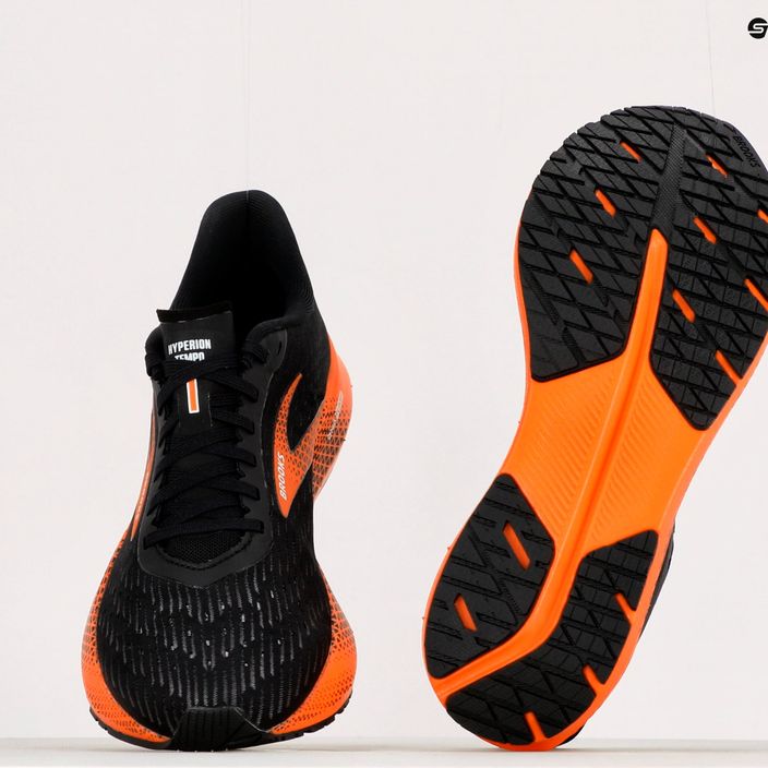 Кросівки для бігу чоловічі Brooks Hyperion Tempo black/flame/grey 17