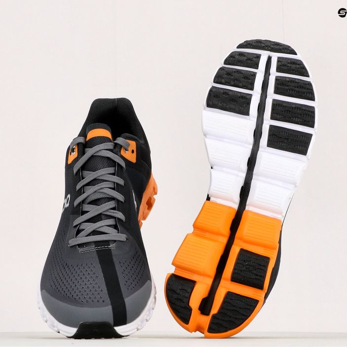 Кросівки для бігу чоловічі On Cloudflow чорно-сірі 3598398 17