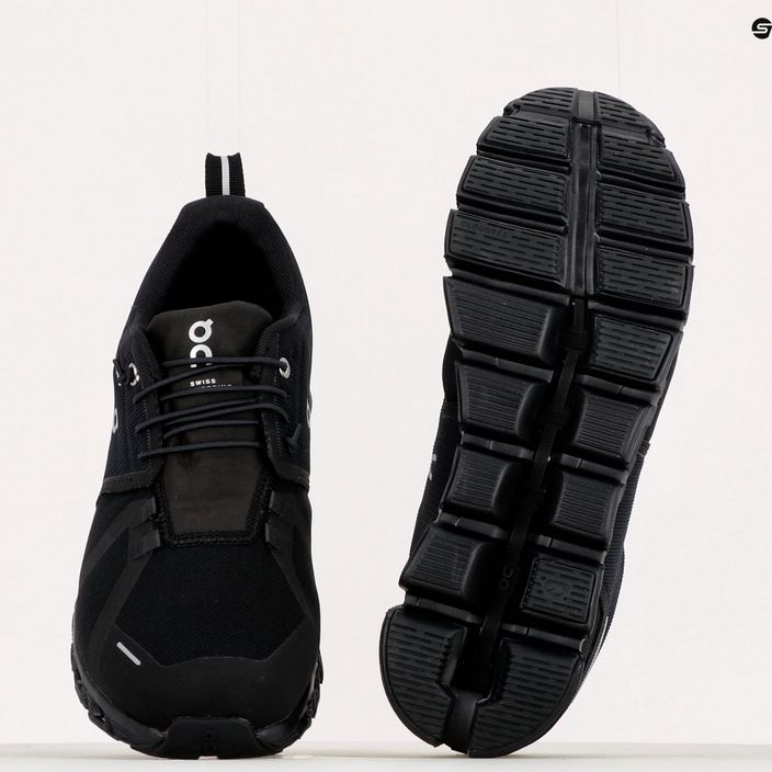 Кросівки для бігу чоловічі On Cloud 5 Waterproof чорні 5998842 18
