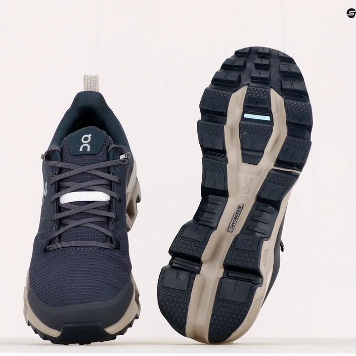 Кросівки для бігу жіночі On Cloudwander Waterproof navy/desert 13