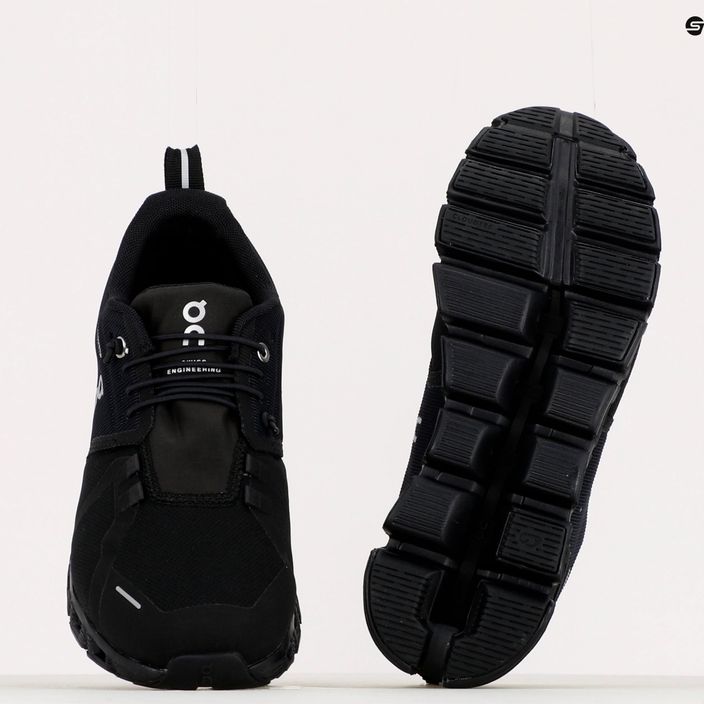 Кросівки для бігу жіночі On Cloud 5 Waterproof чорні 5998838 13