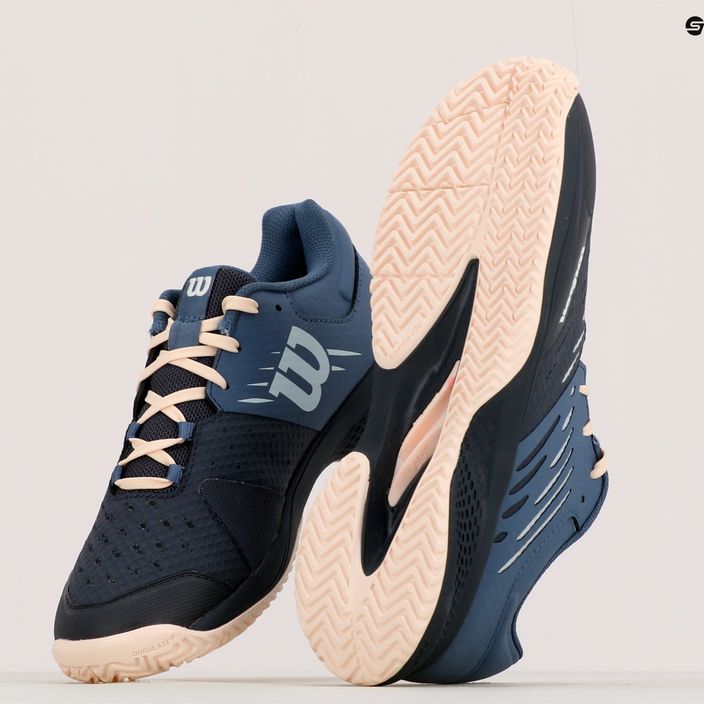 Кросівки для тенісу жіночі Wilson Kaos Comp 3.0 блакитні WRS328800 9