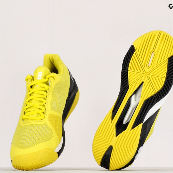 Кросівки для тенісу чоловічі Wilson Rush Pro 4.0 жовті WRS328610 10