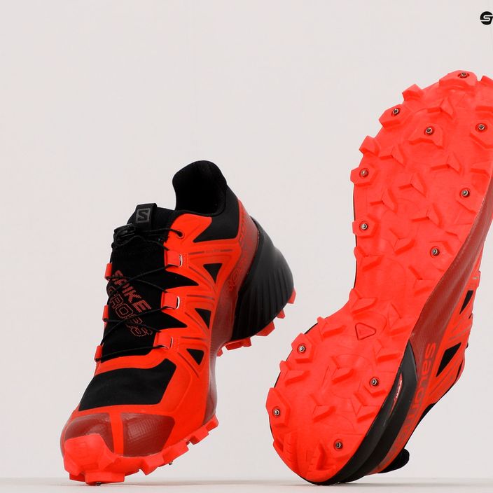Кросівки для бігу чоловічі Salomon Spikecross 5 GTX червоні L40808200 11