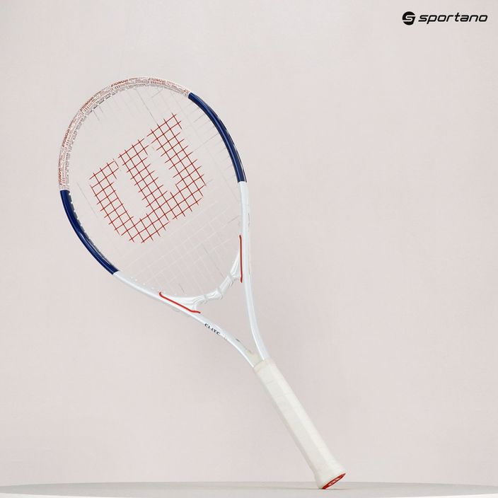 Ракетка тенісна Wilson Roland Garros Elite біло-блакитна WR086110U 11