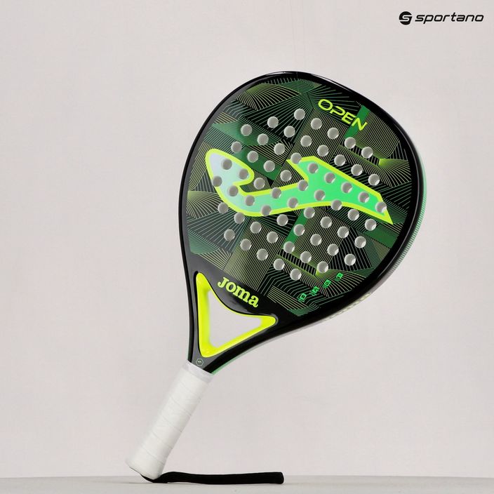 Ракетка для падл-тенісу Joma Open чорно-зелена 400814.117 12