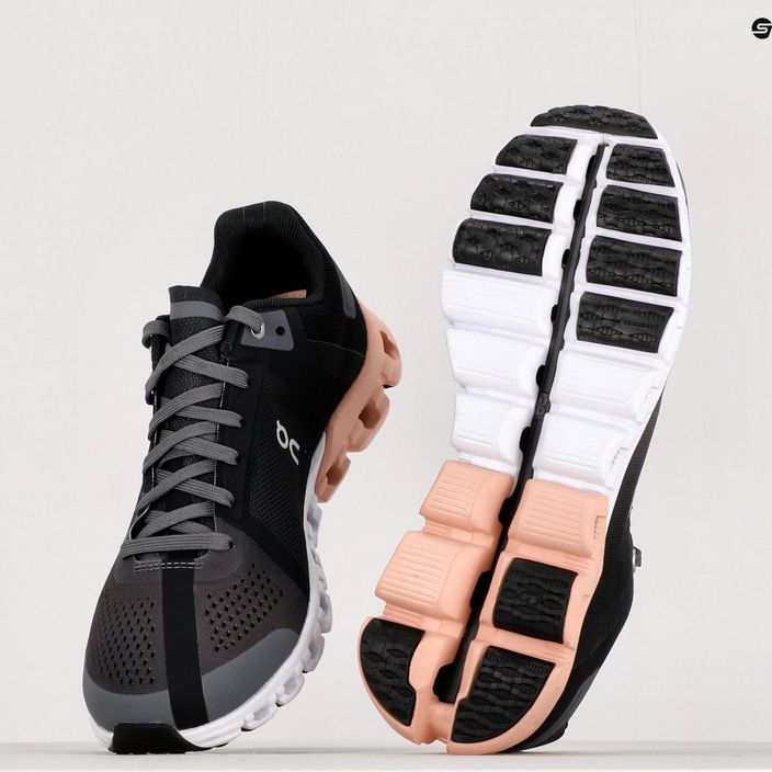 Кросівки для бігу жіночі On Cloudflow темно-сірі 3599234 11