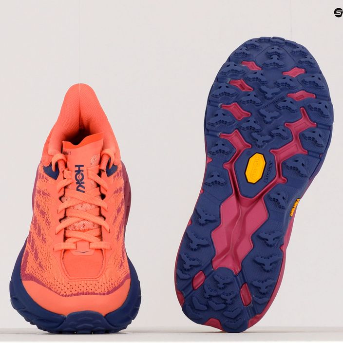 Кросівки для бігу жіночі HOKA Speedgoat 5 помаранчеві 1123158-FFCM 17