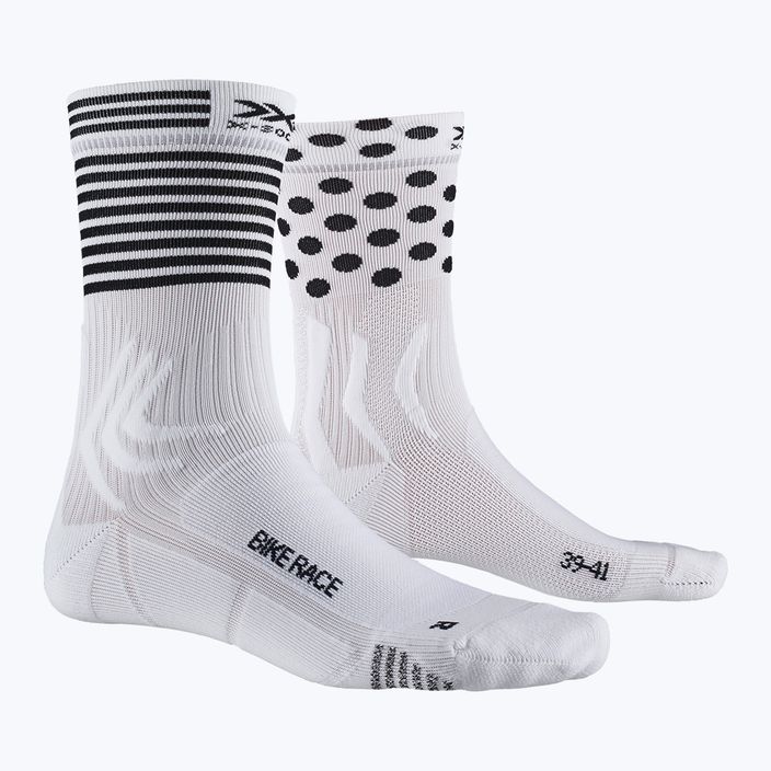 Велошкарпетки X-Socks Bike Race біло-чорні BS05S19U-W011 8