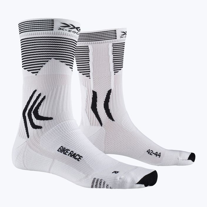 Велошкарпетки X-Socks Bike Race біло-чорні BS05S19U-W003 5