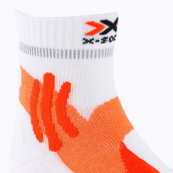 Шкарпетки для бігу чоловічі X-Socks Marathon 4.0 U помаранчево-білі RS11S19U-W017 3