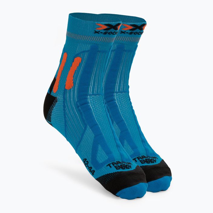 Шкарпетки для бігу чоловічі X-Socks Trail Run Energy блакитні RS13S19U-A008
