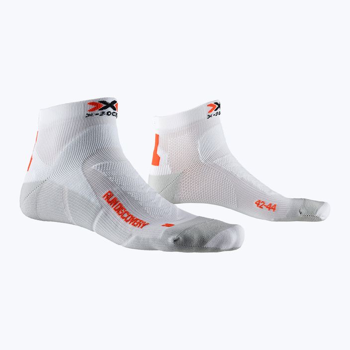 Шкарпетки для бігу X-Socks Run Discovery біло-сірі RS18S19U-W008 4