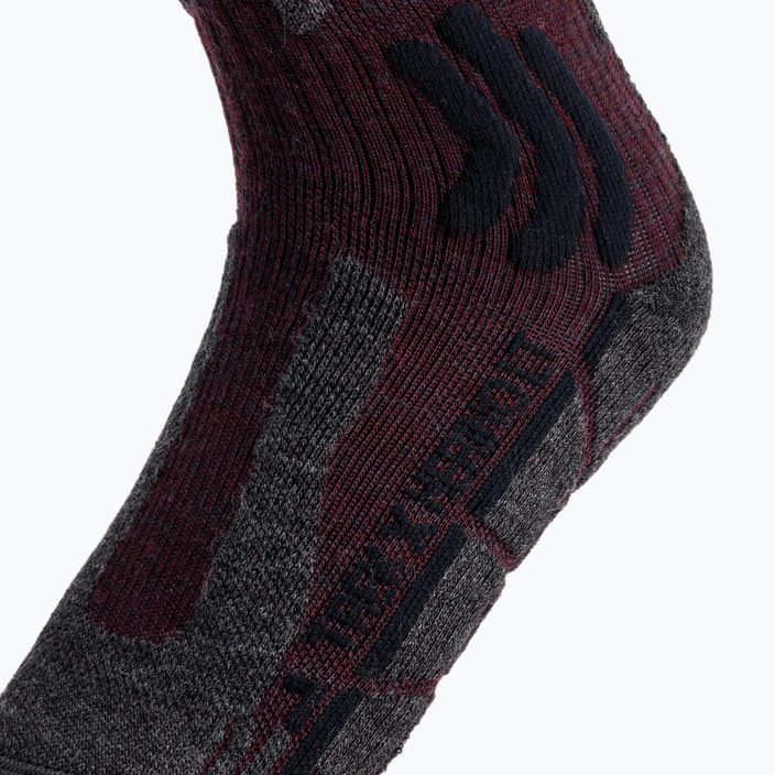 Шкарпетки для трекінгу X-Socks Trek X Merino LT бордові TS03S19U-R008 3