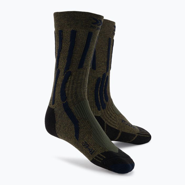 Шкарпетки для трекінгу X-Socks Trek X CTN зелено-сині TS05S19U-E033