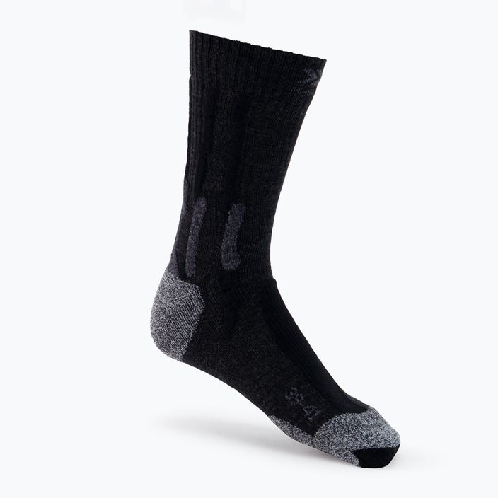 Шкарпетки трекінгові чоловічі X-Socks Trek Silver чорно-сірі TS07S19U-B010 2