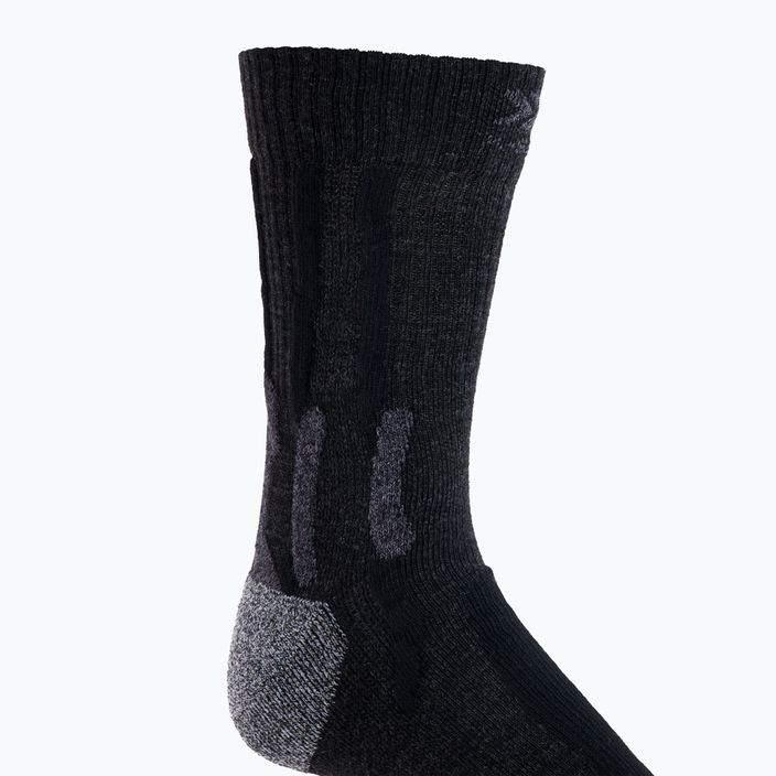 Шкарпетки трекінгові чоловічі X-Socks Trek Silver чорно-сірі TS07S19U-B010 4
