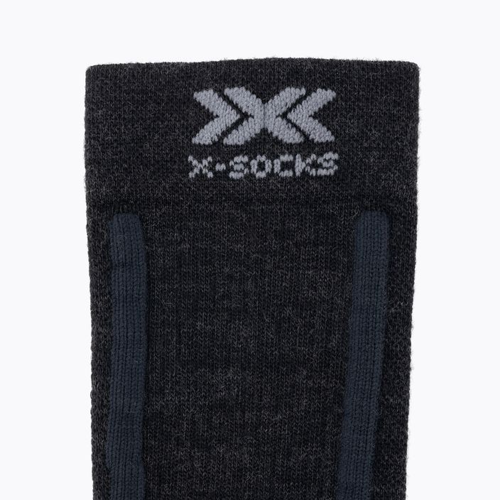 Шкарпетки для трекінгу X-Socks Trek Expedition опалово-чорні/доломітно-сірі меланжеві 4