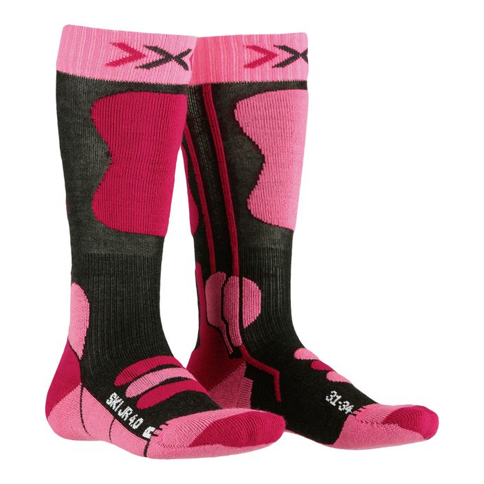 Шкарпетки лижні  дитячі   X-Socks Ski 4.0 рожеві XSSS00W19J 2