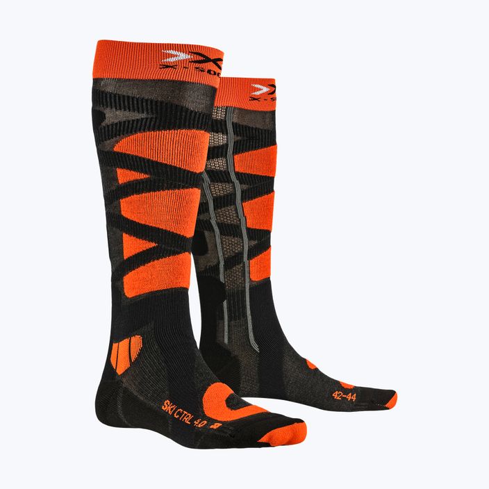 Шкарпетки лижні   X-Socks Ski Control 4.0 чорно-помаранчеві XSSSKCW19U 4
